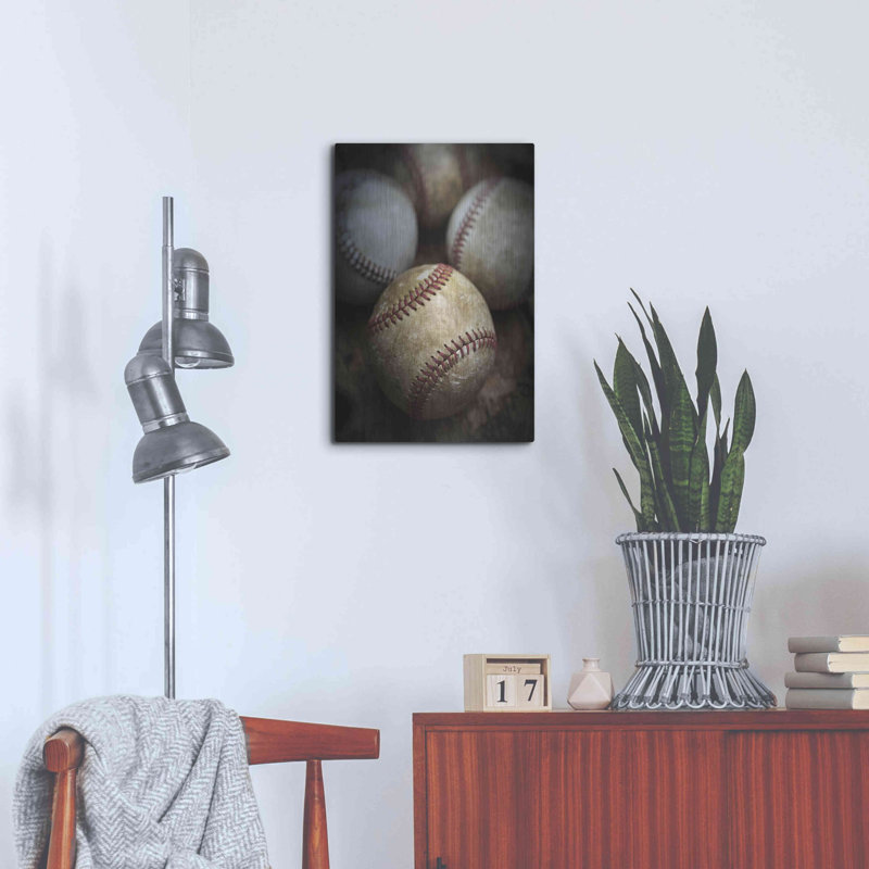 «Old Baseball» par Edward M. Fielding, H 24 po x l 16 po