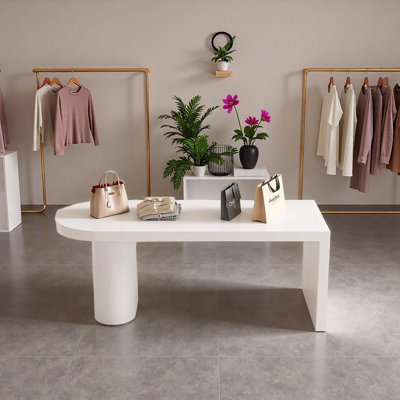 Multifunctional display table for clothing store