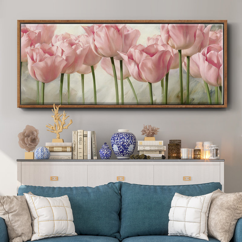 Nature Inspired I- Framed Canvas, 8" H x 20" W