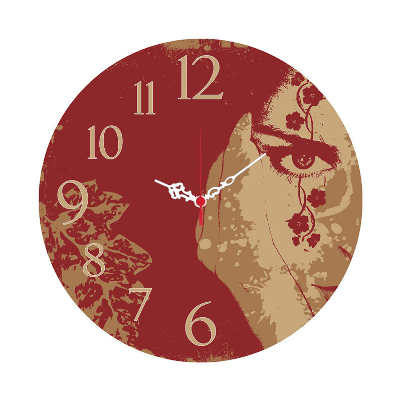 Elegant Decorative Wall Clock, 15.7 in Diameter | 100% MDF with 0.2 in Thickness | Stylish Home Decor for Living Room, Office & Bedroom | Modern Design, Perfect for Timely Elegance & Functionality