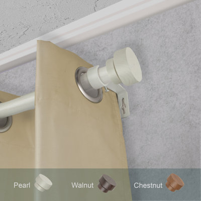 Jasmina 1" Faux Wood Curtain Rod