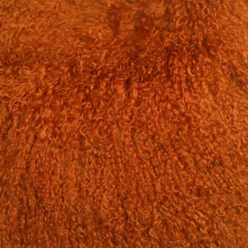 Throw Pillow, Burnt Orange, Down Insert