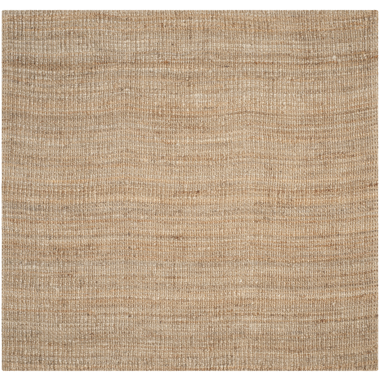 Alda Hand-Woven Jute Rug, Square 7'