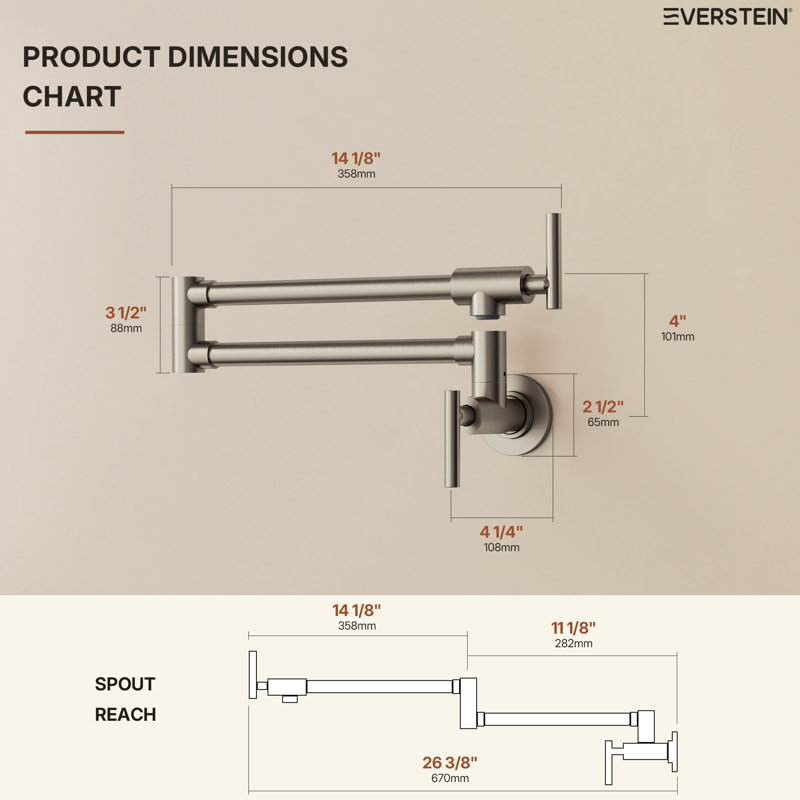 Ensemble de robinets de cuisine à double fonction - Robinet de cuisine et robinet mural pour lavabo et cuisinière