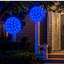 Ensemble de 50 lumières sphériques bleues Sphere