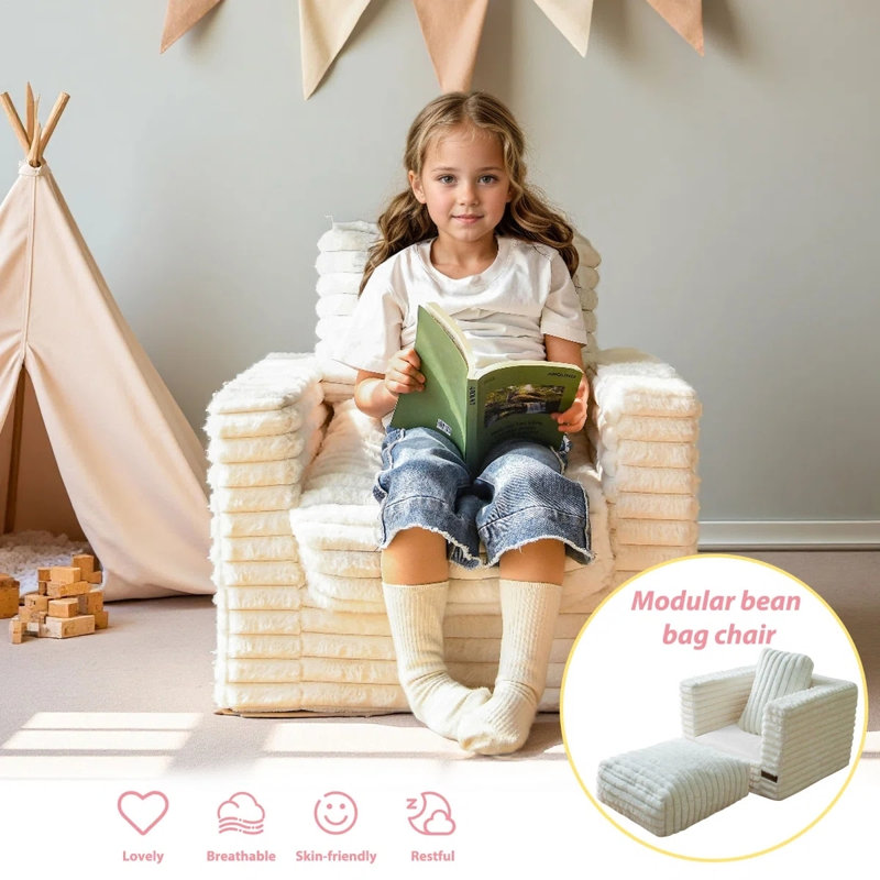 Fauteuil à billes Comfy, Beige