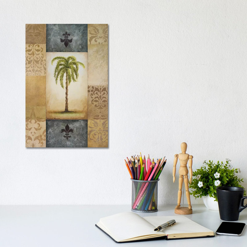 Fantasy Palm II by Michael Marcon - Wrapped Canvas Painting, 20.32 cm H x 30.48 cm W