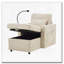 Chaise longue en chenille avec rangement-1153513379