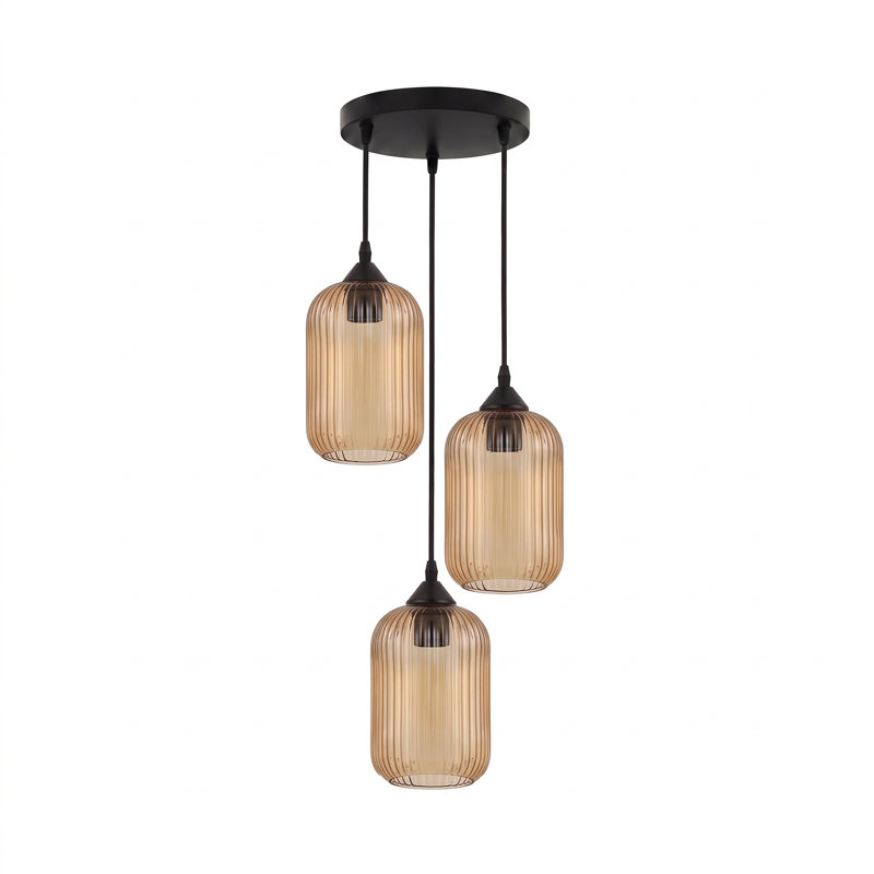 3 - Light Matte Black Pendant