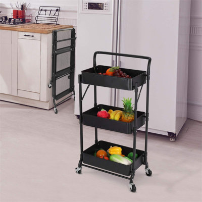 Arvella Metal Bar Cart