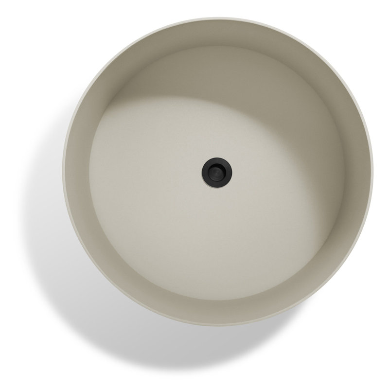 Plot Planter, 20" H x 12" W x 12" D, Putty