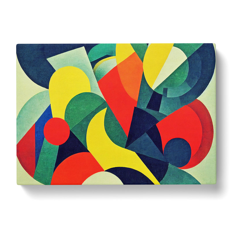 Exhilarating Modern Abstract Art - Wrapped Canvas, 35cm H x 50cm W x 3cm D