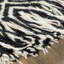 Tapis noir / ivoire Cordes-1114425394