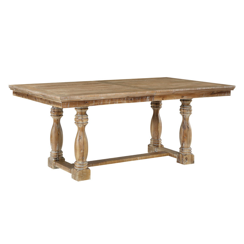Tieba Extendable Dining Table, Wheat