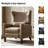 Alexis Transitional Faux Leather Manual Recliner with Wingback Design-1853707006