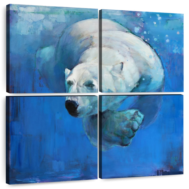 Brampt Deep Blue, 57" H x 57" W