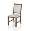 Chaise d'appoint rembourrée Gamino en acacia massif-1064234298