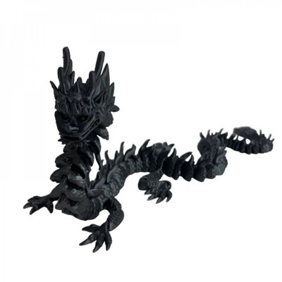 Imperial Dragon In 3D Printed Figurine