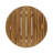Outdoor 16" Acacia Wood Side Table, Teak Finish-879685549