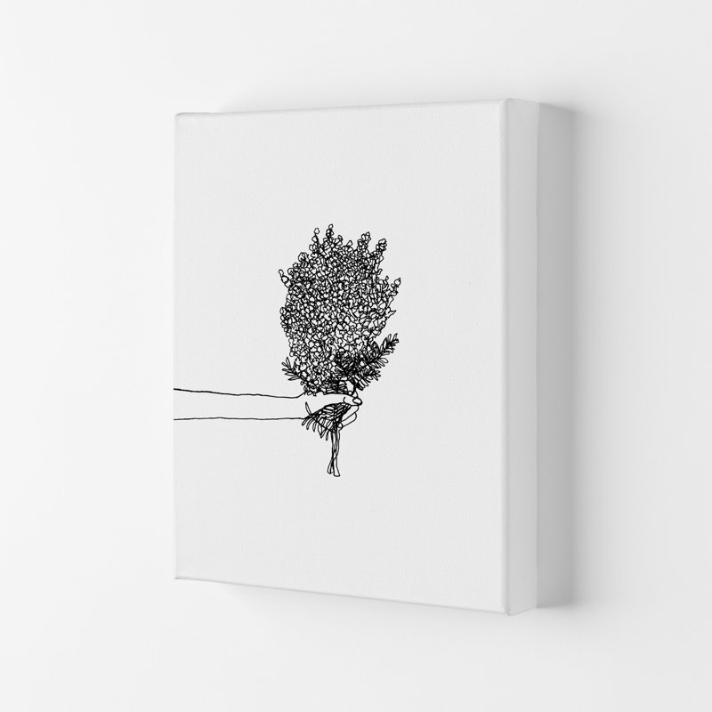 Flower Bunch by Carissa Tanton - Wrapped Canvas Print, 29.7cm H x 21cm W x 4cm D