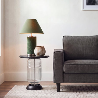 Table d'appoint en verre Badgley Karana