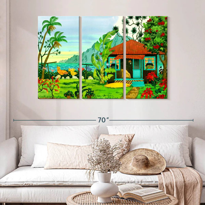 Gillard Island Getaway Home, H 32 po x l 50 po