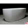 Lunar 66'' x 32'' Freestanding Soaking Solid Surface Bathtub