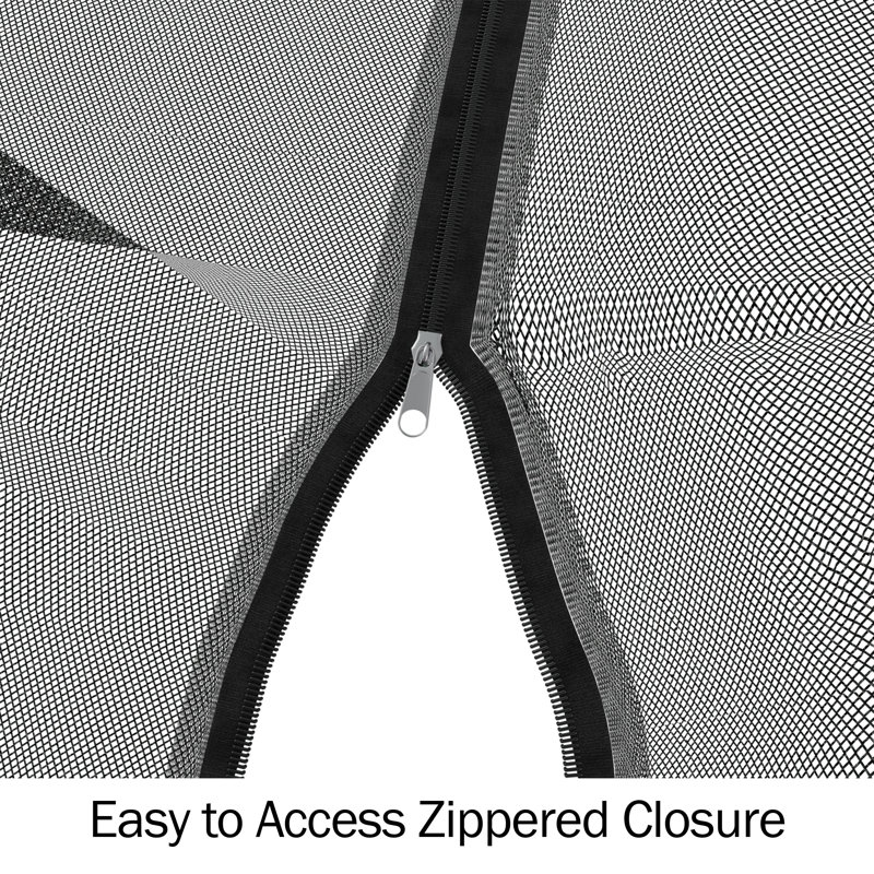 Marla Mosquito Net for Patio Umbrellas - Bug Screen to Keep Out Insects - Zippered Mesh Cover