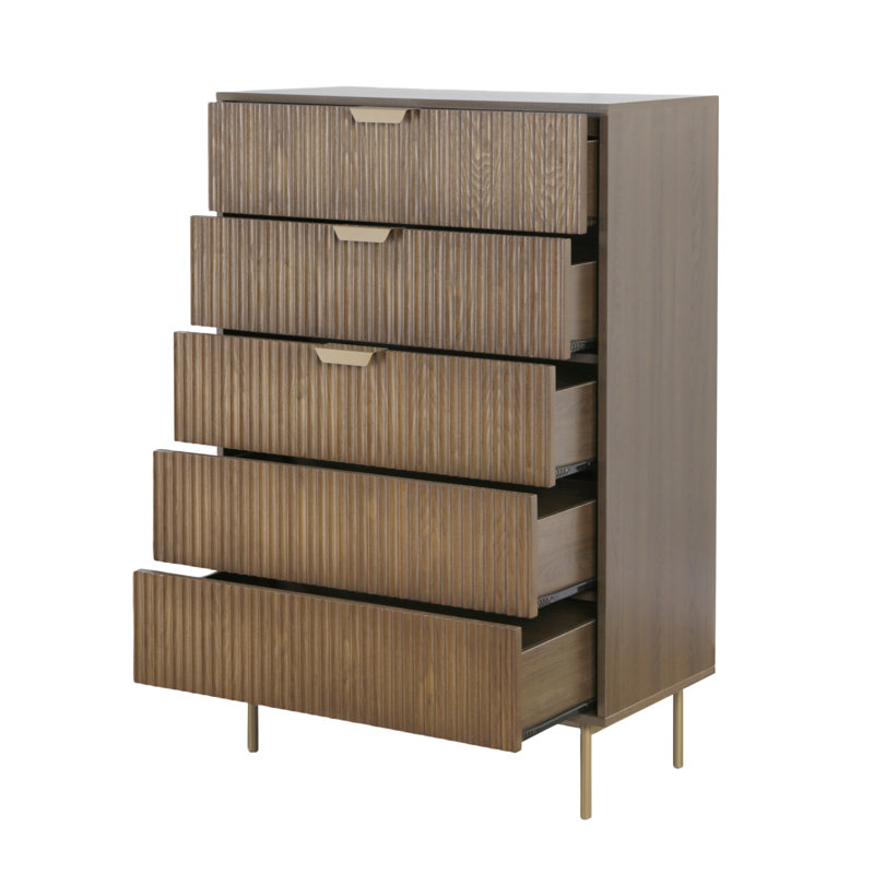 Devon 80 cm W Chest of 5 Drawers