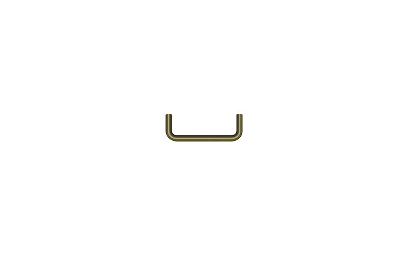 Arch Pull, 3 1/2" , Oil-Rubber Bronze