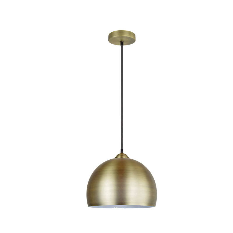 Luminaire suspendu à 1 lumière srihaas, Laiton brossé