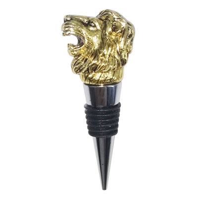 Bouteille d'eau, bouteille de verre, bouchon de liège, bouchon de lions, protecteur de vin, acier inoxydable, bouchon de liège, bouteille de champagne