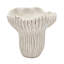 Jardinière corail sable et ciment 9,3 po x 9,7 po avec finition texturée beige