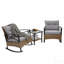 Ensemble de chaises berçantes 3 pièces