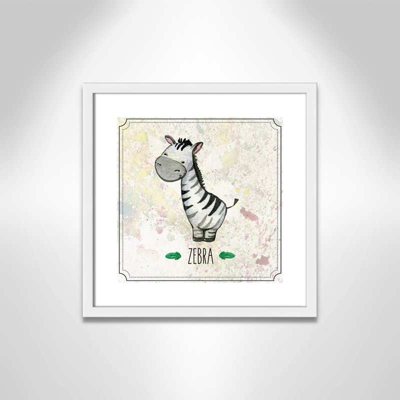 Adhésif décoratif 4 pi Jungle Day, Encadré de boîte blanc, H 16 po x l 16 po x P 1,18 po