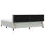 Lit avec sommier tapissier Vidaxl 39,4 x 78,7 po en velours noir-163323014-163323068