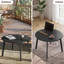 Oniyah Metal Outdoor Side Table , 70cm cm W 70cm cm D
