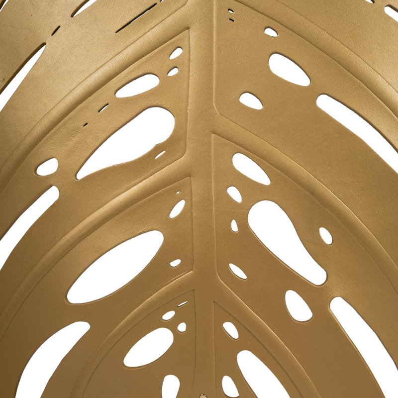 Xavier Clarisse Leather Wall Sconce, Gold