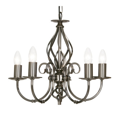 Bonifacio 5 - Light Candle Style Chandelier