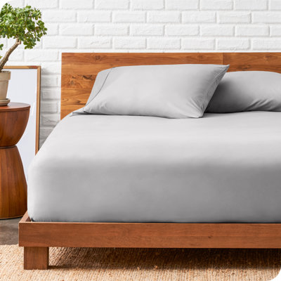 1800 Microfiber Fitted Sheet with Pillowcase Set