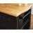 Clemente Solid Wood Kitchen Island with Granite and Manufactured Wood Top-977042122