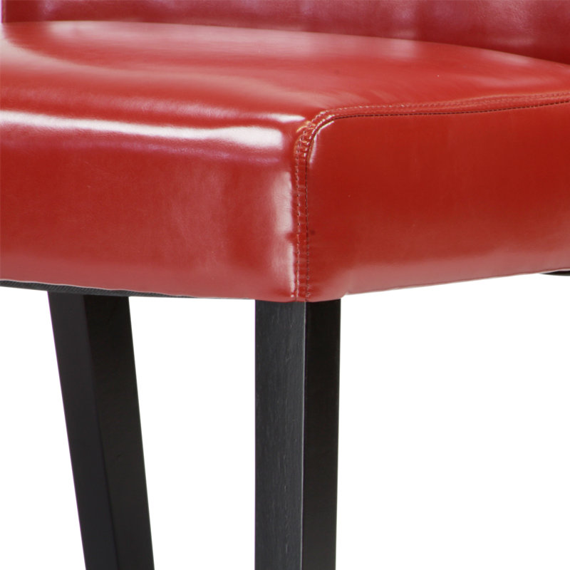 Kirthik Faux Leather Slipper Chair
