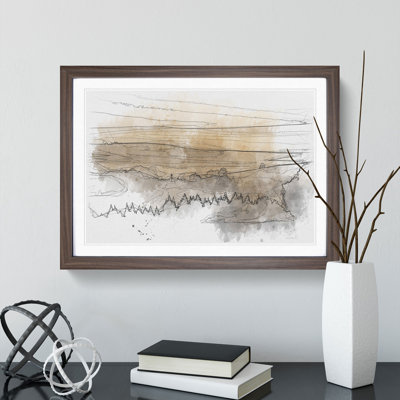 Forest Mist - Picture Frame Drawing