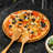 Round Teak Wood Plate - Large