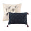 8 pièces de literie grand bleu marine - oreillers en coton avec 2 taies décoratives assorties-118652036