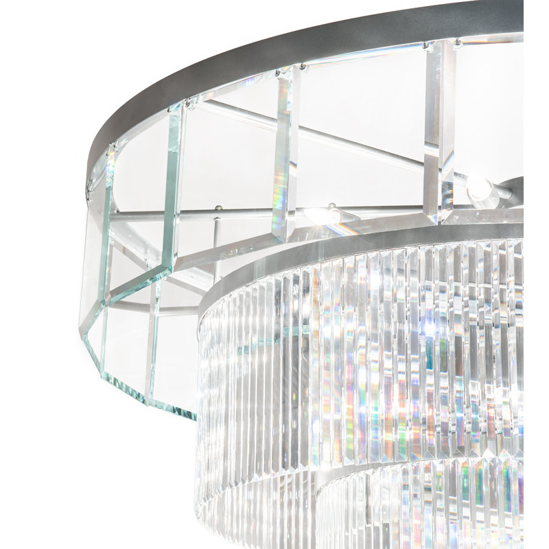 Crystal 27 - Light Dimmable Tiered Chandelier