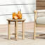 Chaise d'extérieur en corde tissée avec table d'appoint