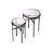 Hoxton 2 - Piece Glass Top Living Room Table Set-61832901