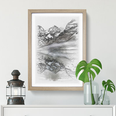 Oeschinen Lake In Switzerland - Single Picture Frame Painting on MDF
