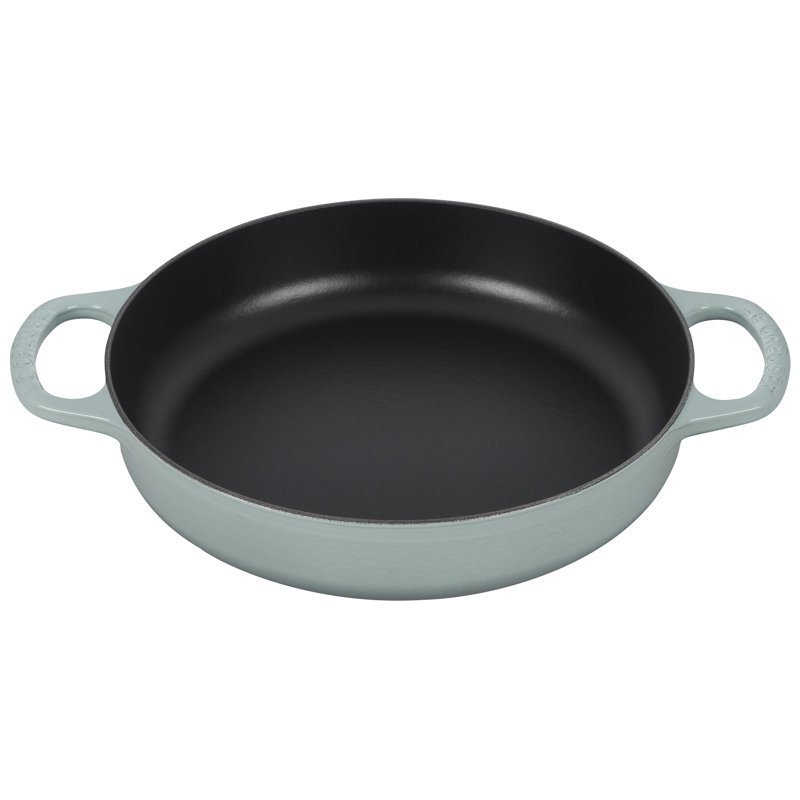 Signature Enameled Cast Iron 11" Everyday Pan, Sea Salt